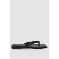 Шлепанцы женские, цвет черный, 248RL115