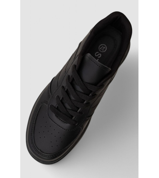 Кеды женские, цвет черный, 248RK10