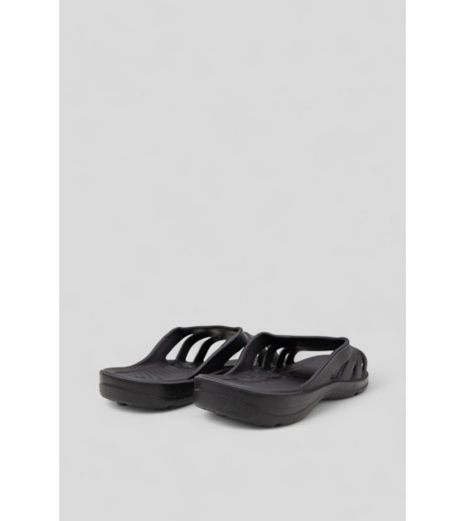 Шлепанцы женские, цвет черный, 243R309B