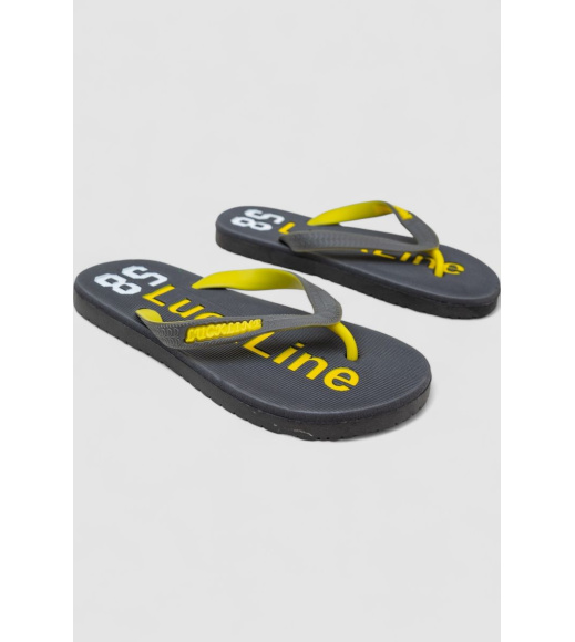 Вьетнамки женские, цвет грифельно-желтый, 243R2002L-61