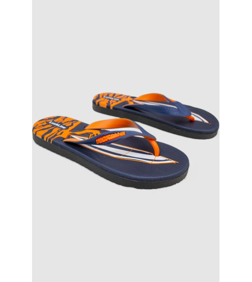Вьетнамки женские, цвет сине-оранжевый, 243R2002L-2