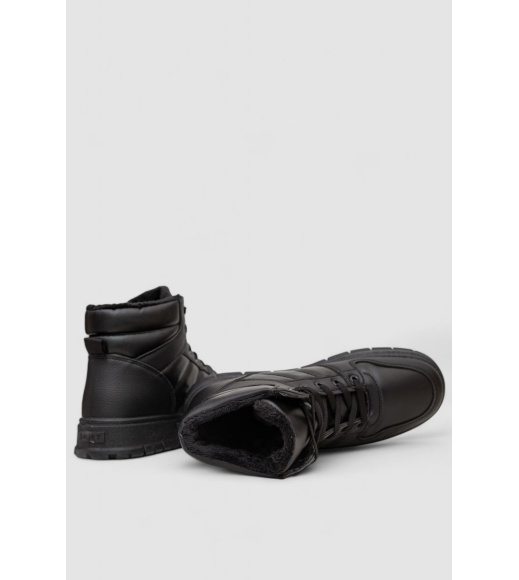 Кроссовки женские зимние на меху, цвет черный, 248RMB03