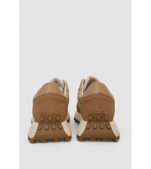 Кроссовки женские демисезонные, цвет бежевый, 248R212