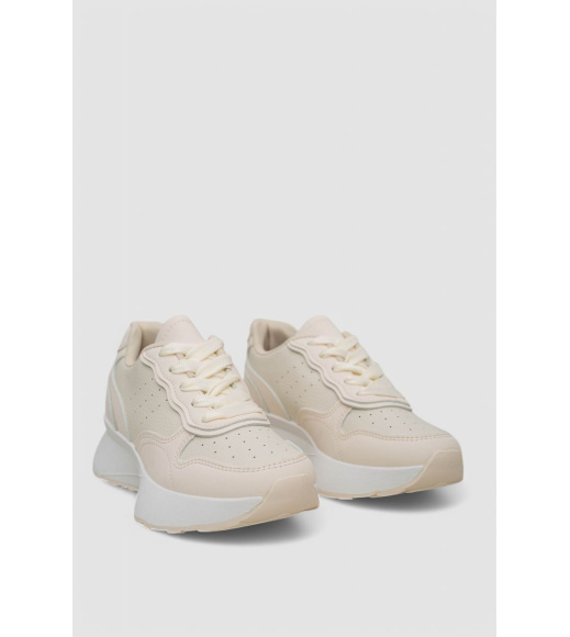 Кроссовки женские, цвет бежевый, 248RXM50