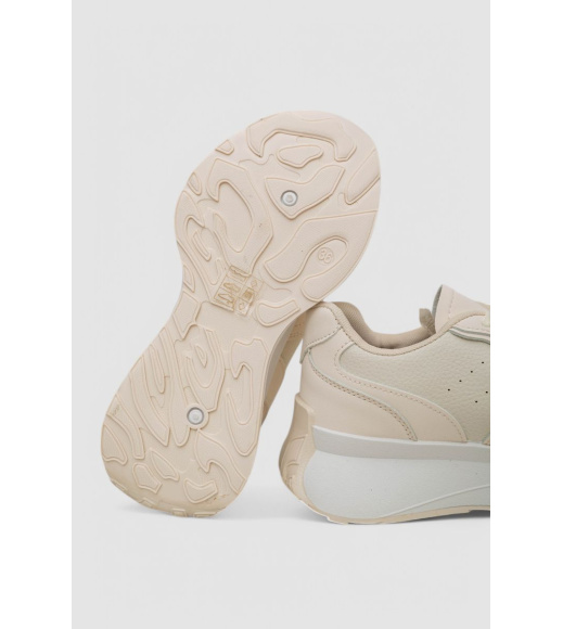Кроссовки женские, цвет бежевый, 248RXM50