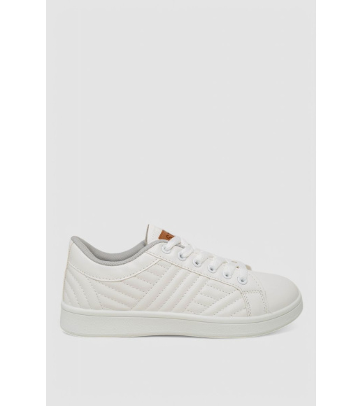 Кеды женские, цвет бело-серый, 248RR71