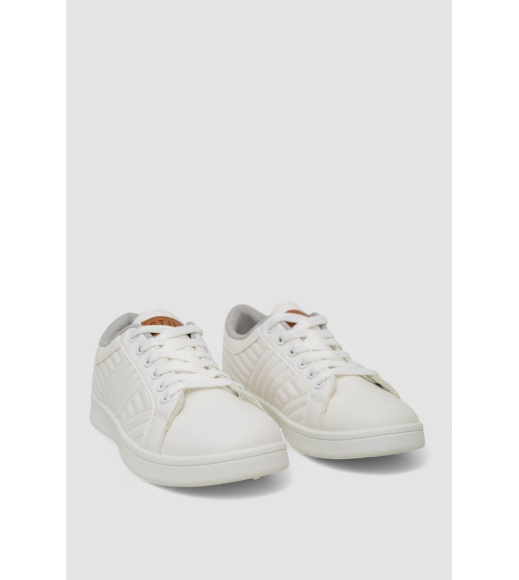 Кеды женские, цвет бело-серый, 248RR71