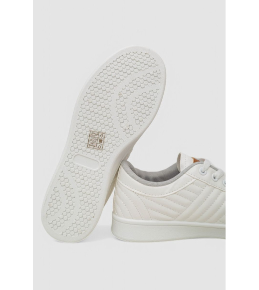 Кеды женские, цвет бело-серый, 248RR71