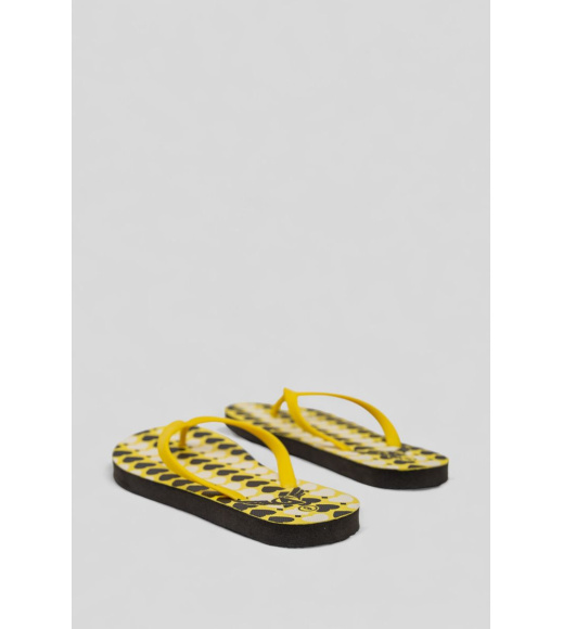 Вьетнамки женские, цвет желтый, 244R343