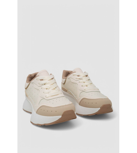 Кроссовки женские, цвет бежевый, 248RXM30-65