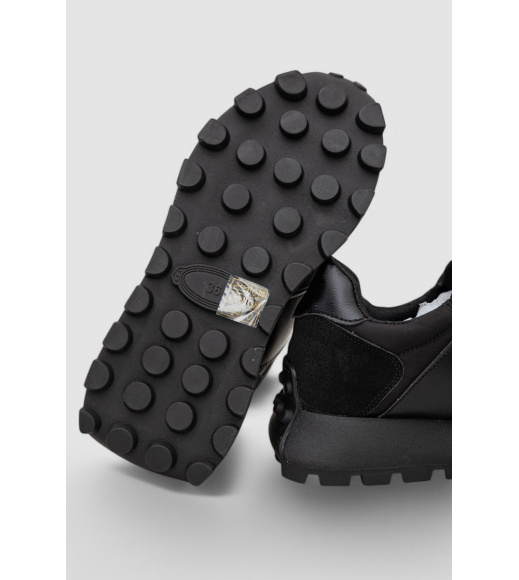 Кроссовки женские, цвет черный, 248R218