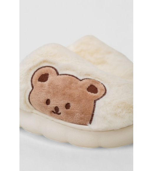 Тапочки женские домашние, цвет молочный, 243R600