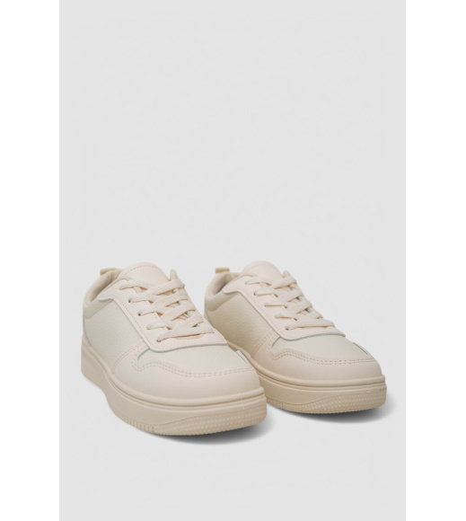 Кеды женские, цвет бежевый, 248RAJ10