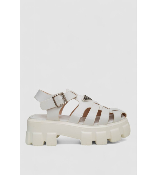 Босоножки женские, цвет белый, 243R9207