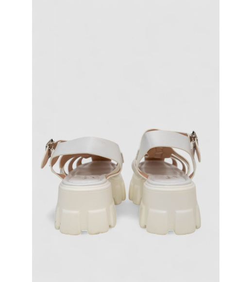 Босоножки женские, цвет белый, 243R9207