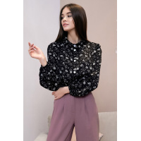 Блуза черная Seventeen 1328.4022
