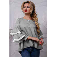 Блуза серая Seventeen 956.2575