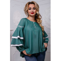 Блузка зеленая Seventeen 956.2574