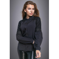Блуза черная Seventeen 999.2705