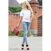 Блуза белая Seventeen 658.1812