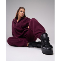 Черные ботинки на меху со шнуровкой