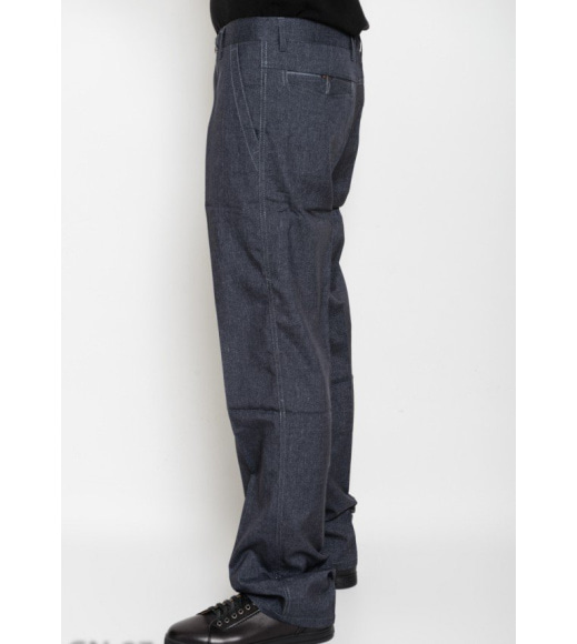 Темно-серые тонкие классические брюки со стрелками