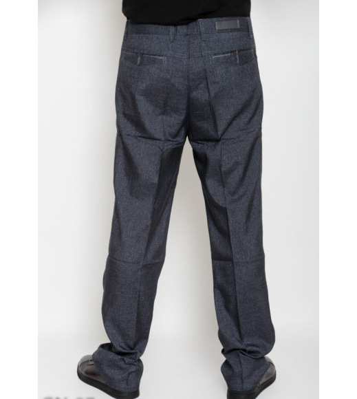 Темно-серые тонкие классические брюки со стрелками