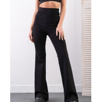 Черные брюки клеш от колена