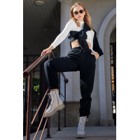 Черные женские спортивные штаны Seventeen 1640.4316