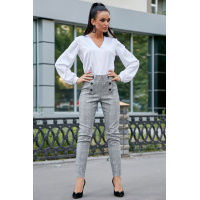 Серые женские брюки Seventeen 1196.3588