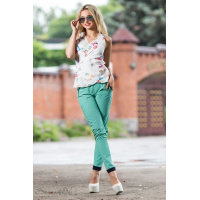 Бирюзовыее женские брюки Seventeen 657.1806