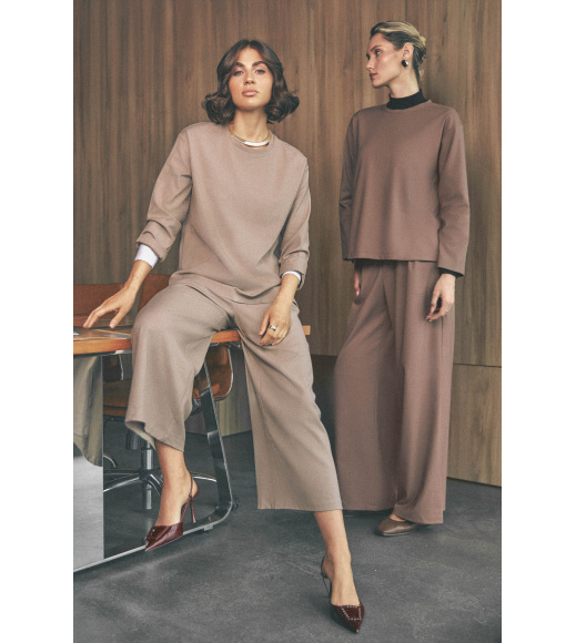 Бежевые женские кюлоты Seventeen 2258-2.6255