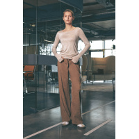 Бежевые женские брюки Seventeen 2252.6272