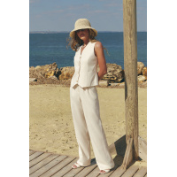 Бежевые женские брюки Seventeen 2387.6423