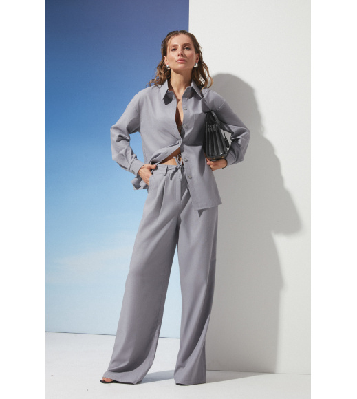 Серые женские брюки Seventeen 2270.6335