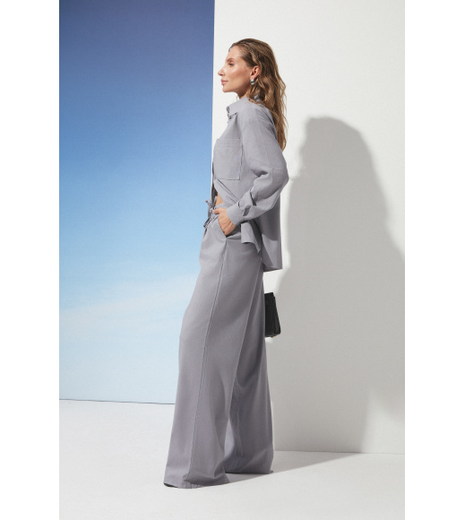 Серые женские брюки Seventeen 2270.6335