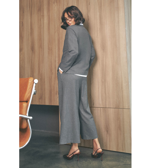 Серые женские брюки-кюлоты Seventeen 2258-2.6256