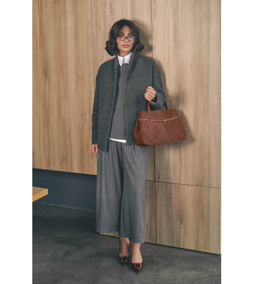 Серые женские брюки-кюлоты Seventeen 2258-2.6256