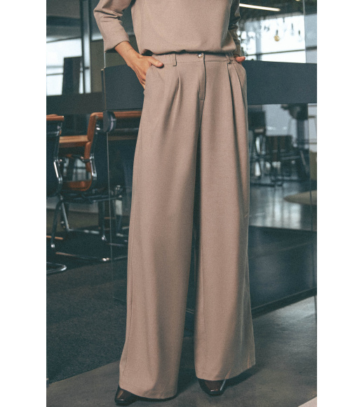 Бежевые женские брюки Seventeen 2258-4.6247