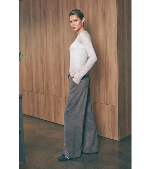 Серые женские брюки Seventeen 2252.6274