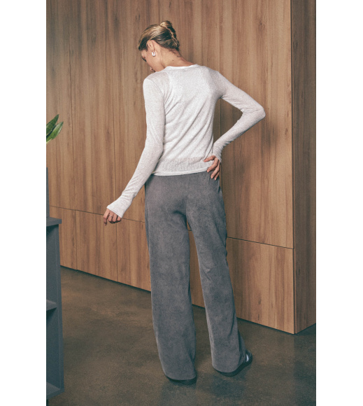 Серые женские брюки Seventeen 2252.6274