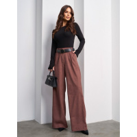 Коричневые вельветовые брюки прямого кроя