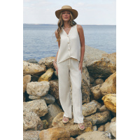 Бежевые женские брюки Seventeen 2304.6406