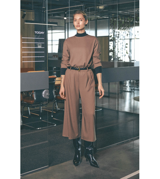 Коричневые женские брюки-кюлоты Seventeen 2258-2.6258