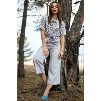 Серые женские брюки-кюлоты Seventeen 1357.4140