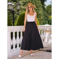 Расклешенные кюлоты черного цвета