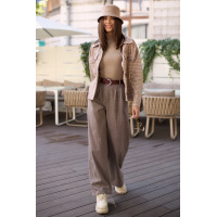 Коричневые женские брюки Seventeen 1698-1.4835