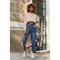 Синие женские джинсы Seventeen S8089.4342