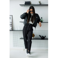 Черные женские джинсы бананы Seventeen 1985.5147