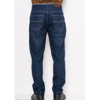 Синие прямые классические тонкие джинсы